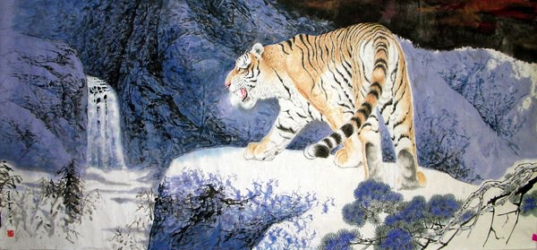 Tiger,90cm x 200cm(35〃 x 79〃),4695015-z