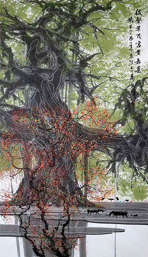 Trees,68cm x 136cm(27〃 x 54〃),1095103-z