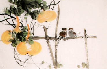 Chinese Vegetables Painting,69cm x 46cm,2340121-x