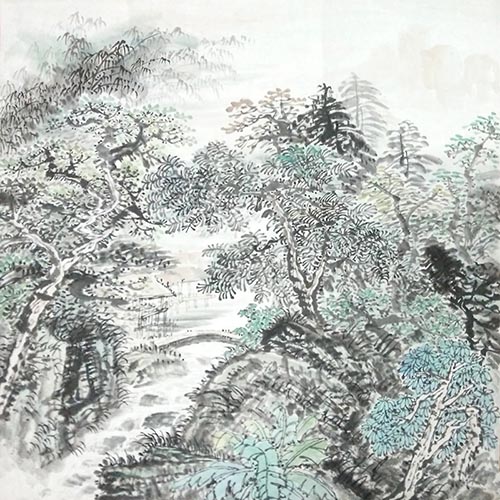 Village Countryside,50cm x 50cm(19〃 x 19〃),1011038-z