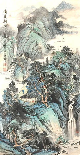 Village Countryside,68cm x 136cm(27〃 x 54〃),1011039-z