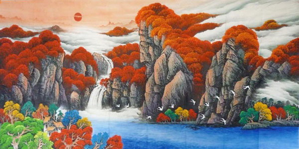 Waterfall,120cm x 240cm(47〃 x 94〃),1134011-z