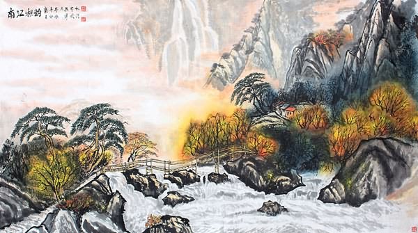 Waterfall,97cm x 180cm(38〃 x 70〃),1155008-z