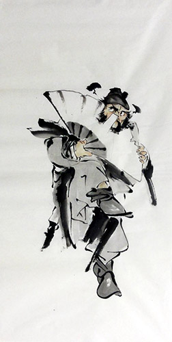 Zhong Kui,69cm x 138cm(27〃 x 54〃),3791008-z